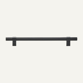 Linear Knurled Cabinet Knobs & Pull Bars, Modern Kitchen & Wardrobe Hardware, Nickel Black or Gold, Set of 2, 0.8-6.3in