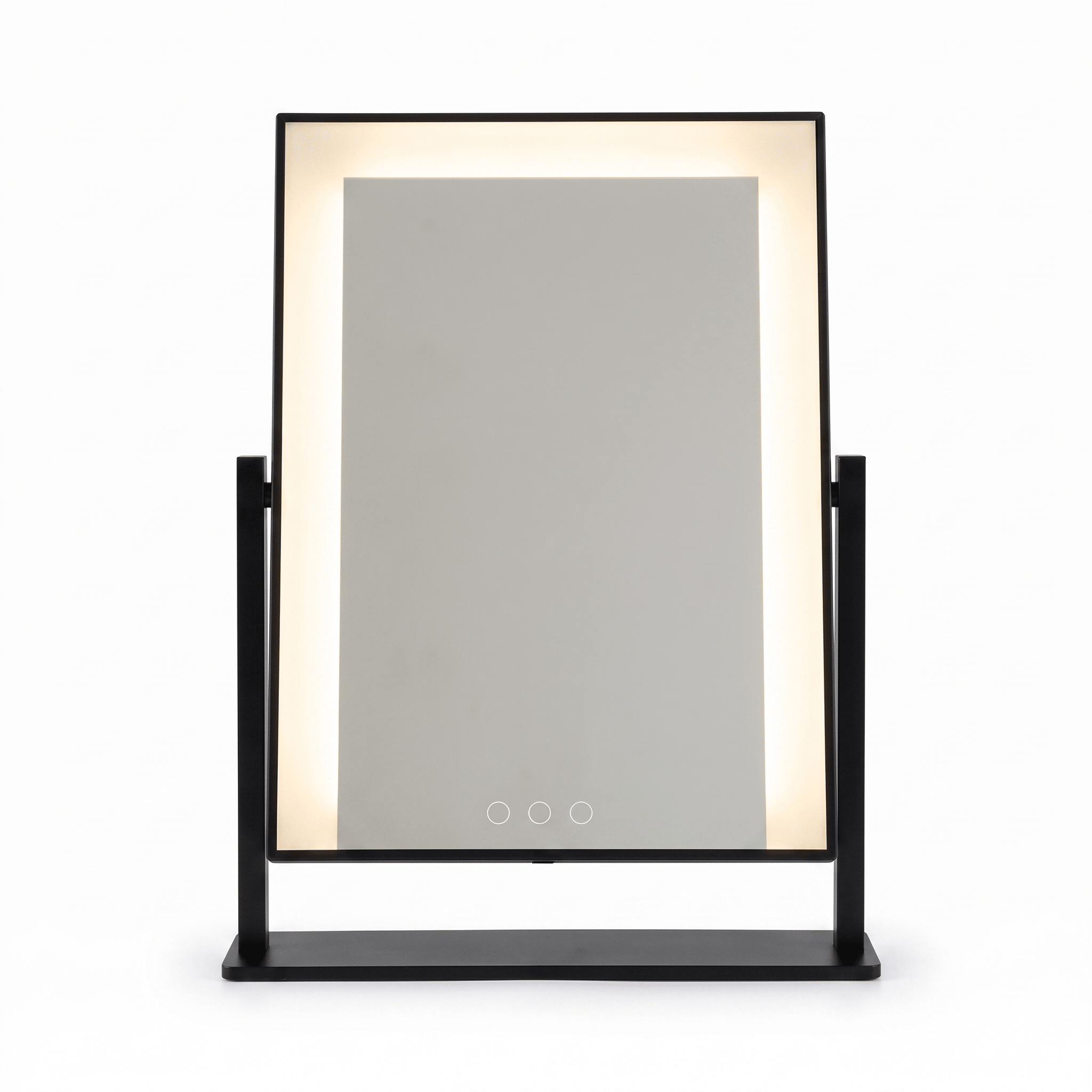 SIEN: Make-upspiegel met LED & Touchbediening – 3 Lichtkleuren & 15x Spot - Volsani