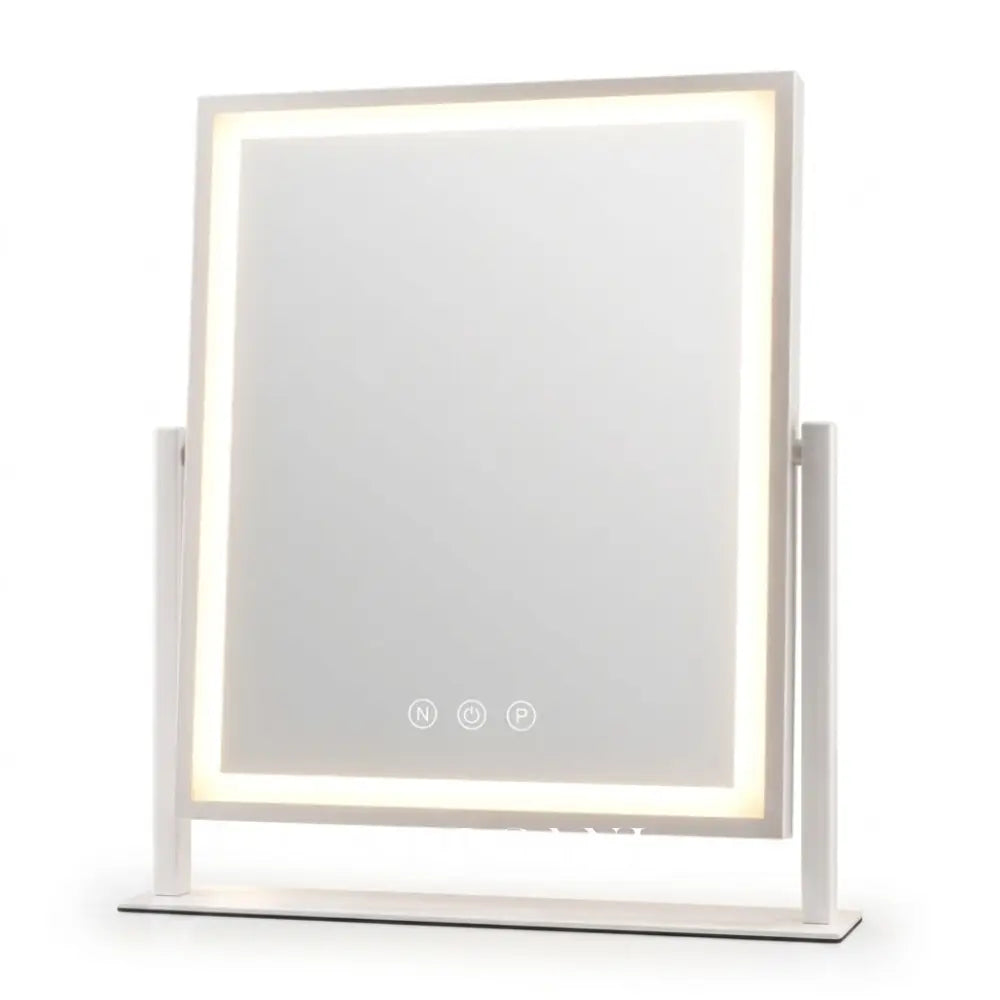 SIEN: Vanity Mirror with LED & Touch Control – 3 Light Colors & 15x Magnification - Vanity Mirror