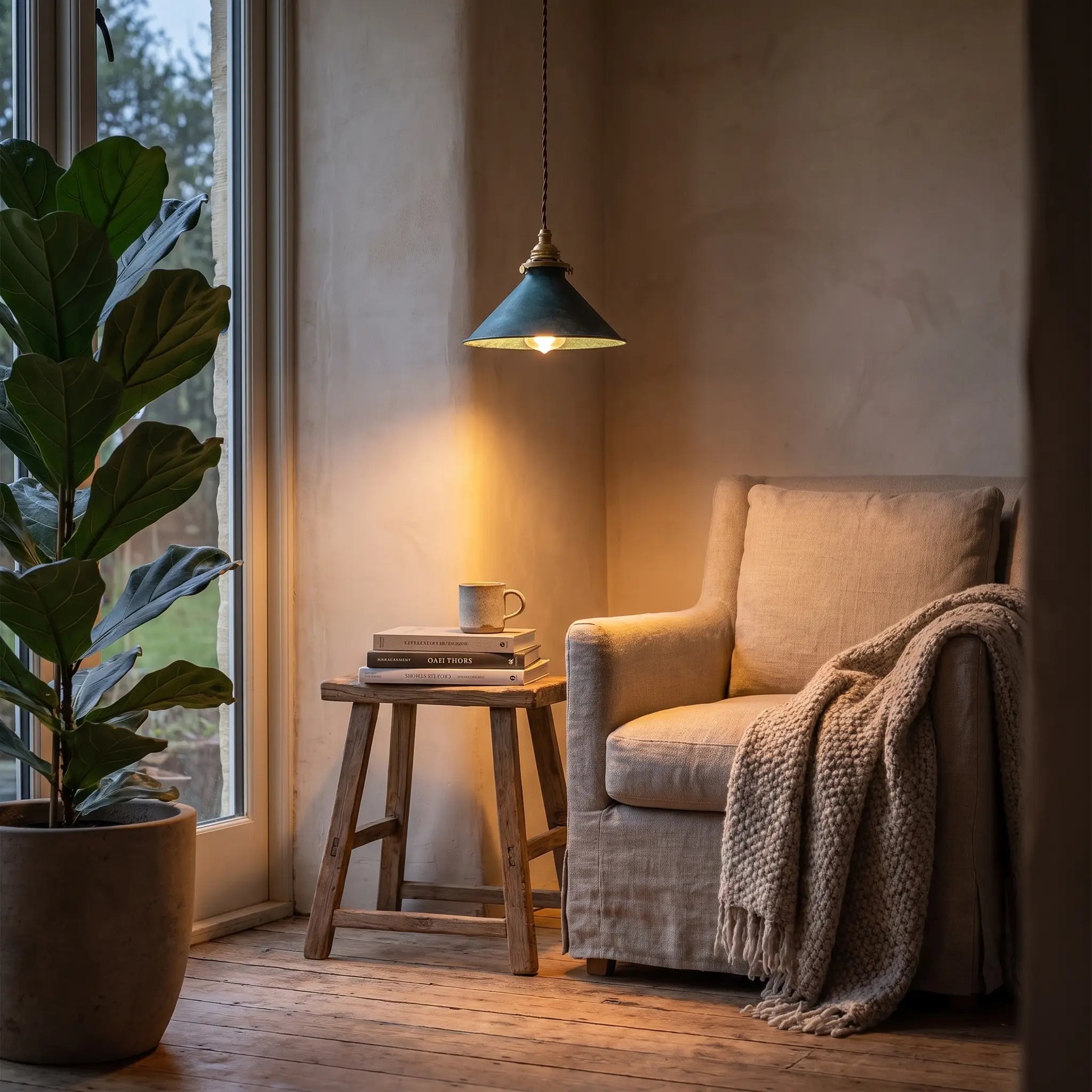 SIGNE: Rustieke Hanglamp - Volsani