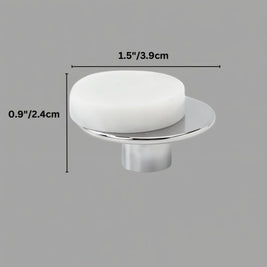 Natural Marble Cabinet Knobs, Modern Kitchen & Wardrobe Hardware, Brass or Chrome Backplate, Set of 2 in 3 Colorways, 1.2-4.3in