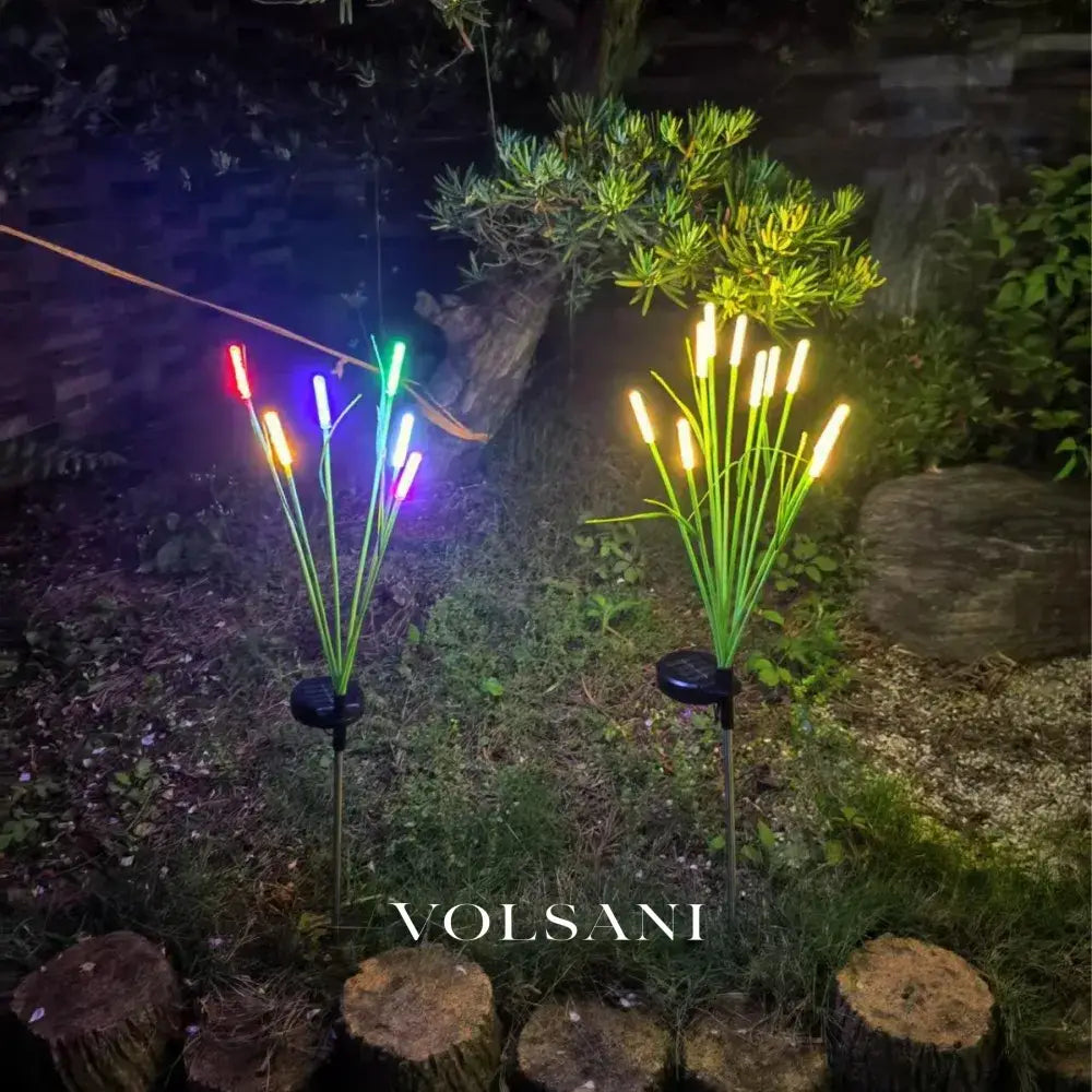 Solar Reed Bubble Stick Stake Lights Waterproof IP54 LED Garden Lights for Outdoor Patio Yard Pathway Wedding Decor