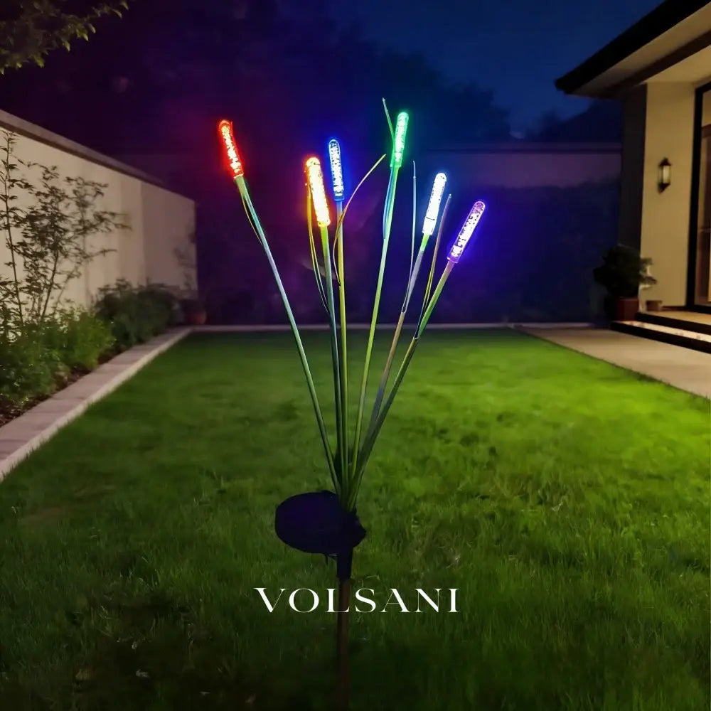 Solar Reed Bubble Stick Stake Lights Waterproof IP54 LED Garden Lights for Outdoor Patio Yard Pathway Wedding Decor