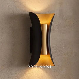 SOREN: Gebogen Wandlamp Buiten (LED) - Volsani