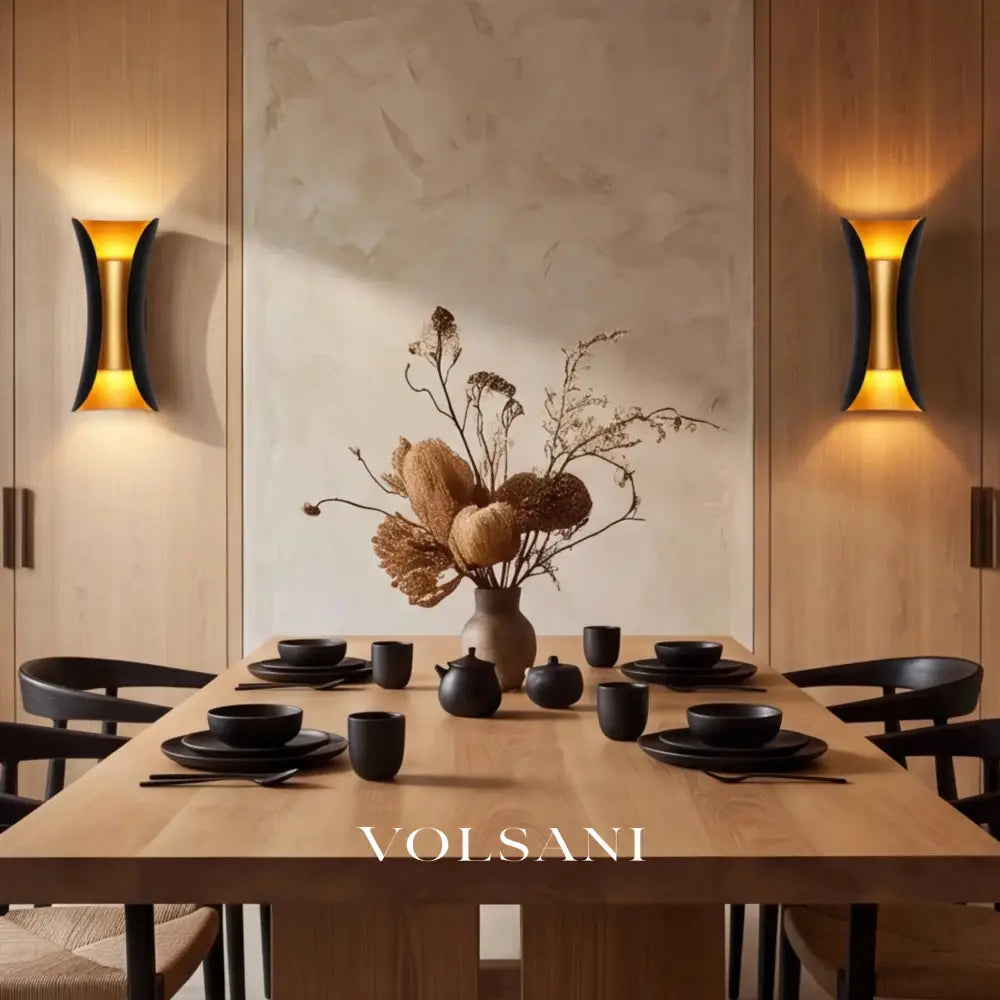 SOREN: Gebogen Wandlamp Buiten (LED) - Volsani