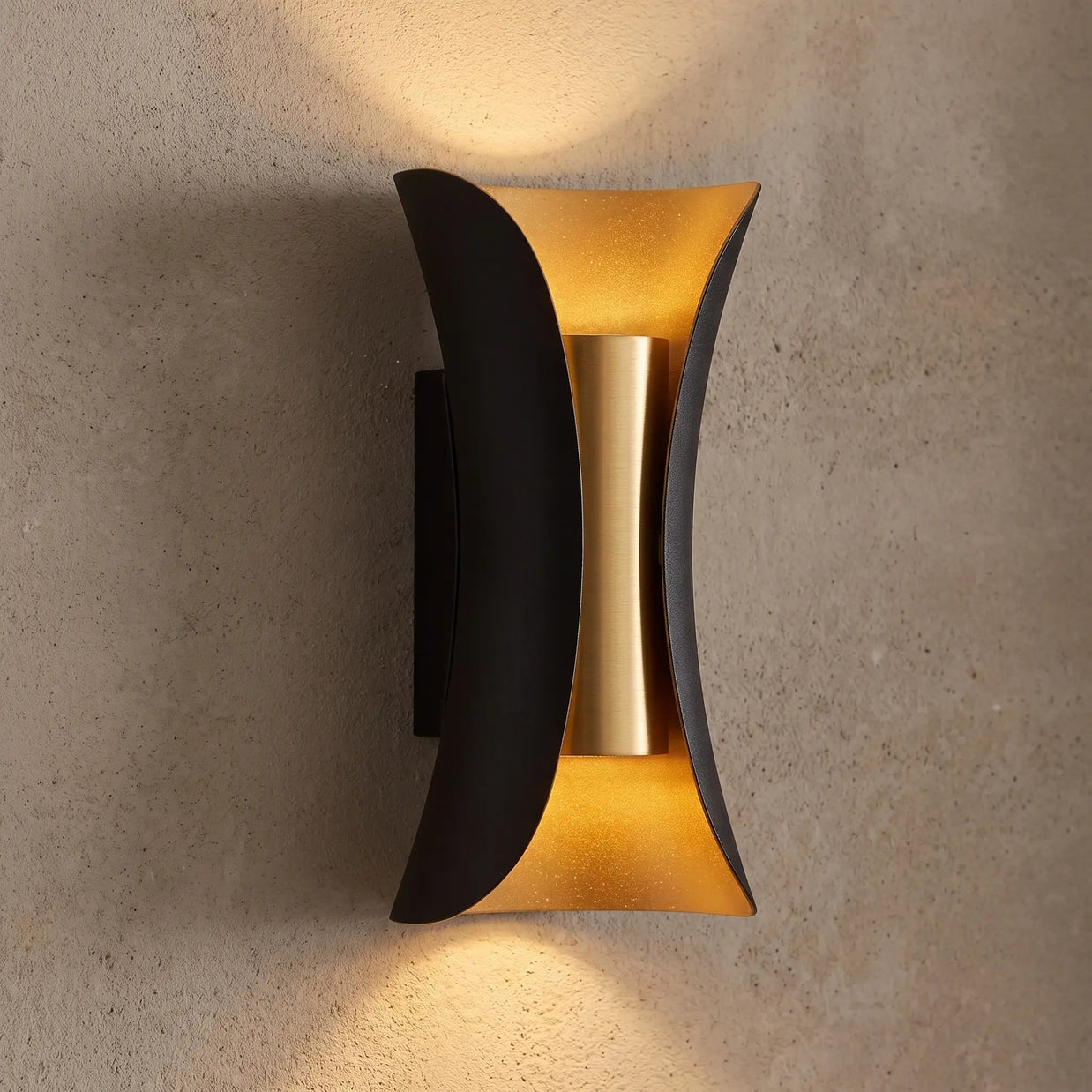 SOREN: Gebogen Wandlamp Buiten (LED) - Volsani