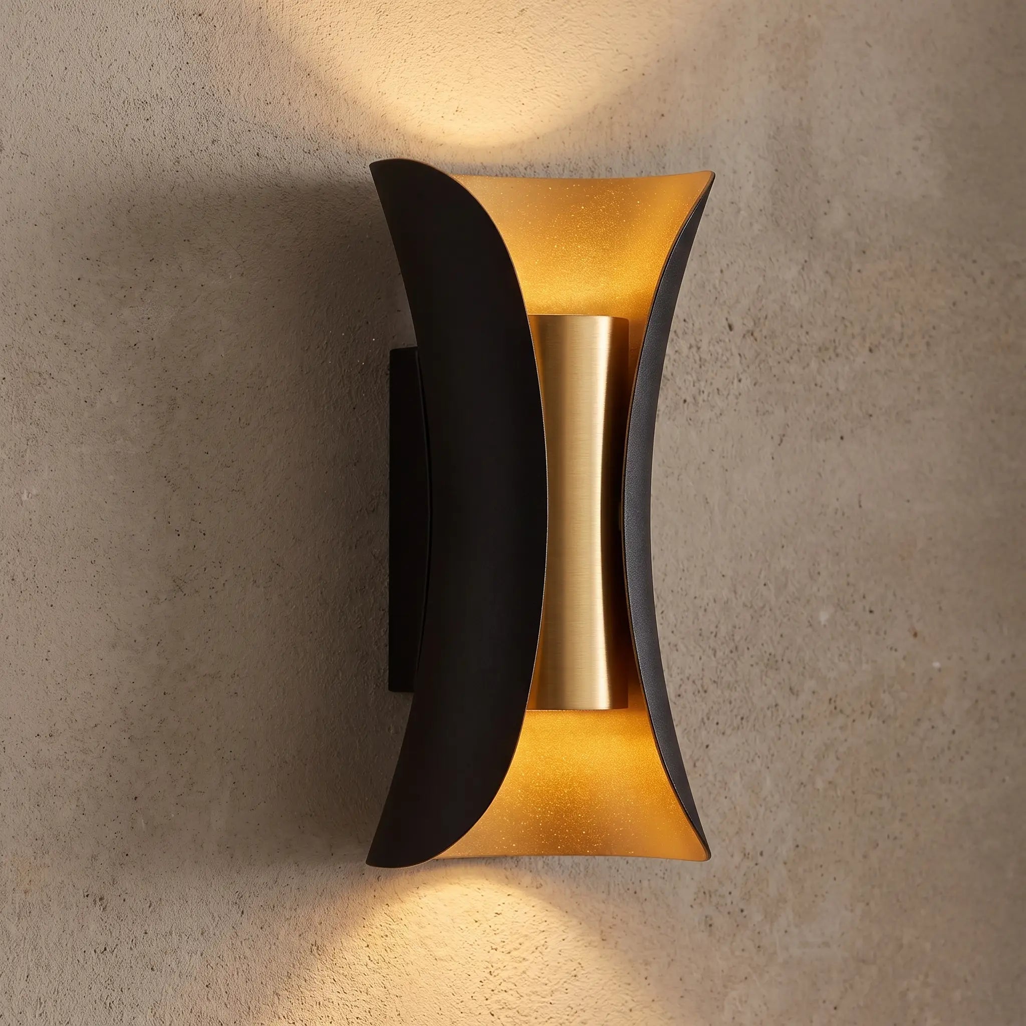SOREN: Gebogen Wandlamp Buiten (LED) - Volsani