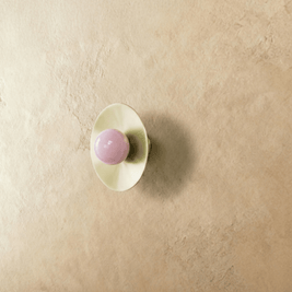 Natural Stone Cabinet & Drawer Knobs, Modern Kitchen & Dresser Hardware, Stone with Brass Base, Set of 2 in 5 Colors, 1.2-2.7in