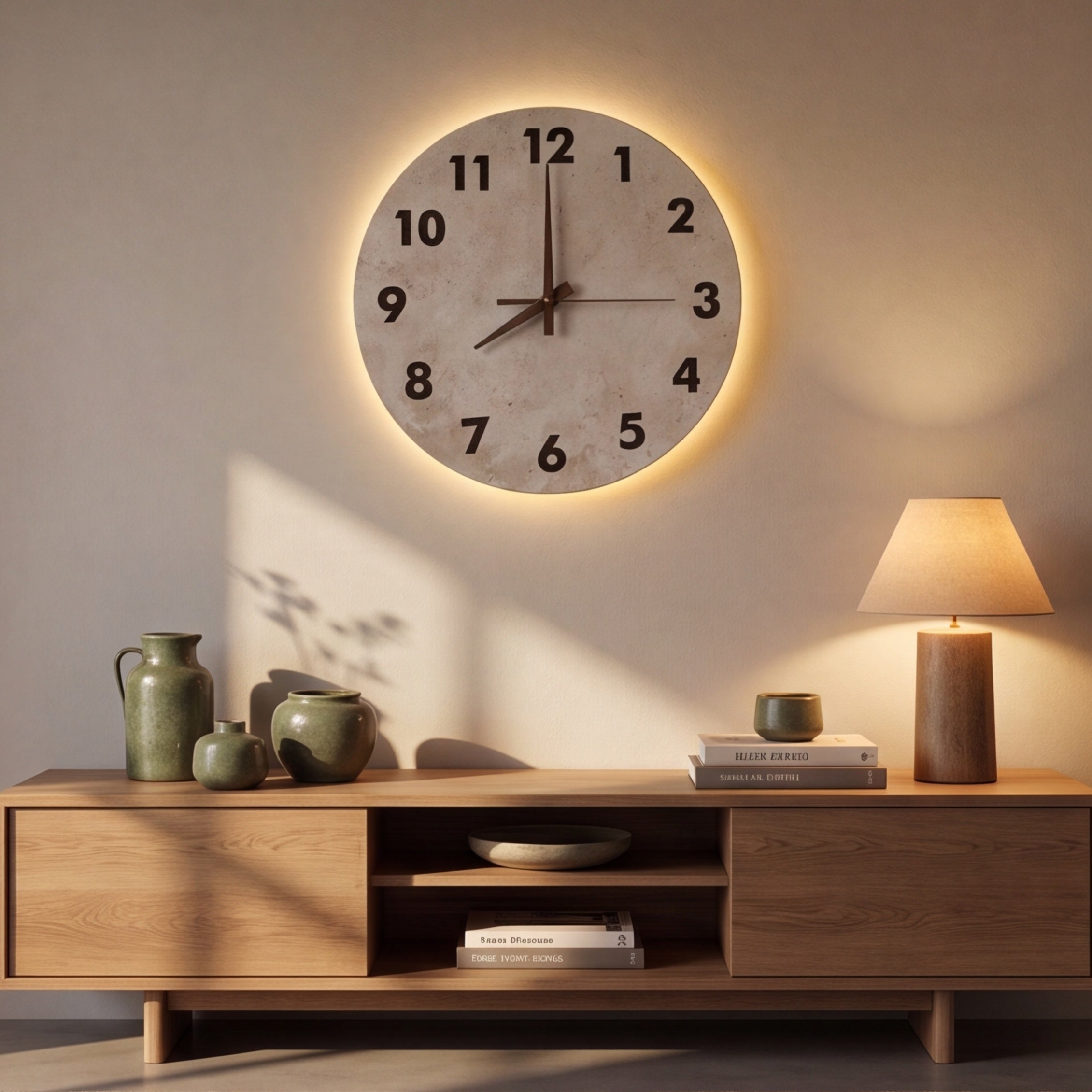 STEN: Travertijn Wandlamp