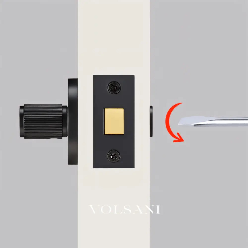 Stron Handle and Lock - Inside Lock + Emergency Access / Black