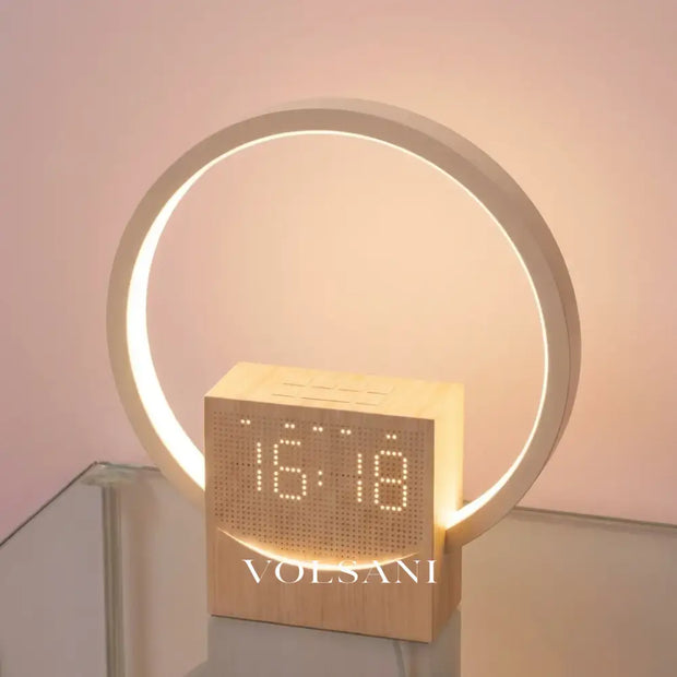Sunrise Alarm Clock with Bluetooth Speaker Wake Up Light for Bedroom & Office White Noise and Touch Night Light 8.7in
