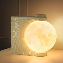 Sunrise Alarm Clock with Moon Night Light Bedroom & Bedside Clock for Heavy Sleepers Dual Alarms and 10 Light Effects 3
