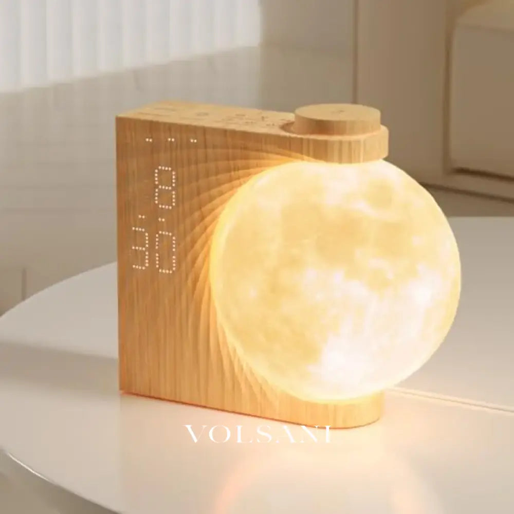 Sunrise Alarm Clock with Moon Night Light Bedroom & Bedside Clock for Heavy Sleepers Dual Alarms and 10 Light Effects 3