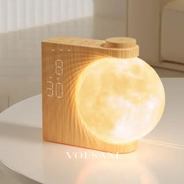 Sunrise Alarm Clock with Moon Night Light Bedroom & Bedside Clock for Heavy Sleepers Dual Alarms and 10 Light Effects 3