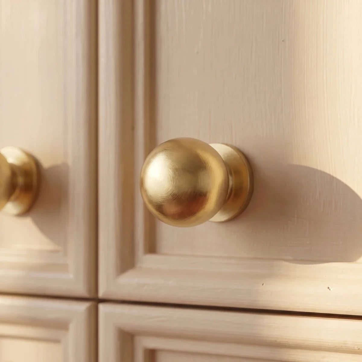 Leather Tassel Cabinet Knobs, Boho Dresser & Cabinet Drawer Pulls, Brass-Finish Knob, Set of 2 in 6 Tassel Colors, 0.7 x 0.8in