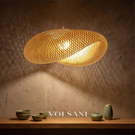 TADAO: Bamboe & Rotan Hanglamp - Volsani