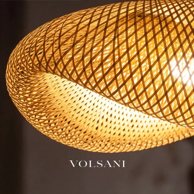TADAO: Bamboe & Rotan Hanglamp - Volsani
