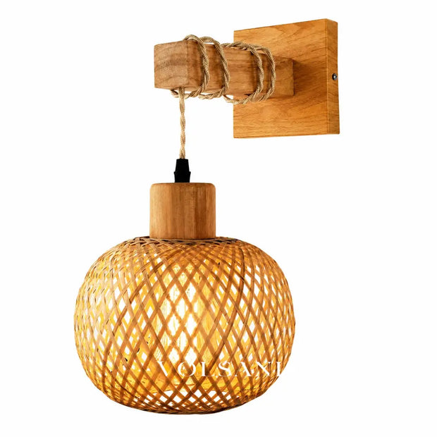 TAKA: Japanse Bamboe Wandlamp - Volsani