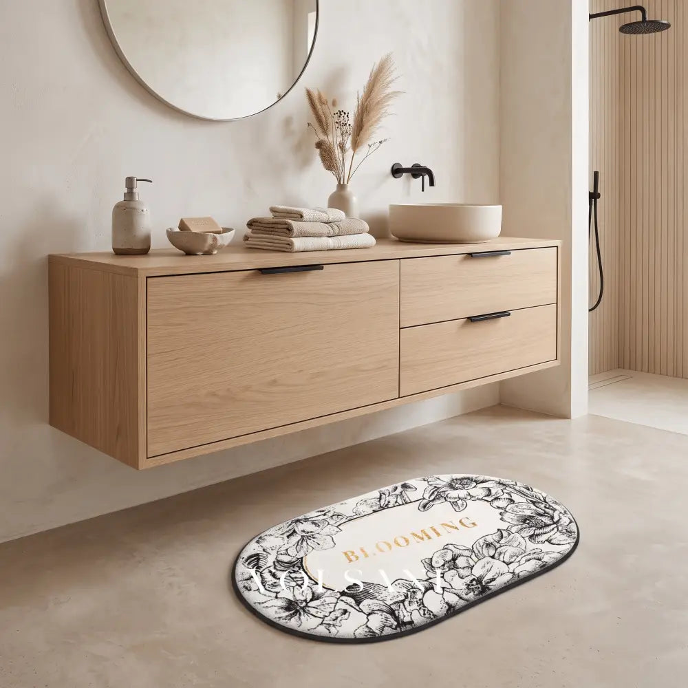 TESSEL: Zachte Flanel Badmat – Antislip & Absorberend - Volsani