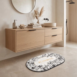 TESSEL: Zachte Flanel Badmat – Antislip & Absorberend - Volsani