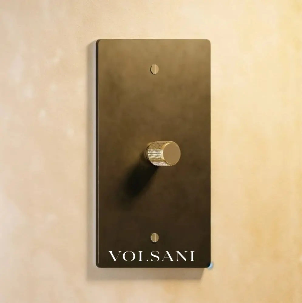 The Architectural Brass Dimmer Switch (1 to 5 Gang) - Open Box - Bronze With Patina / 1 Gang