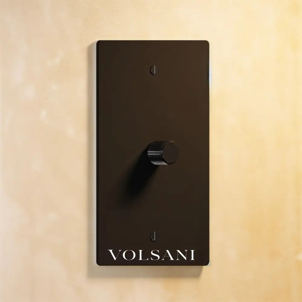 The Architectural Brass Dimmer Switch (1 to 5 Gang) - Open Box - Night Black / 1 Gang
