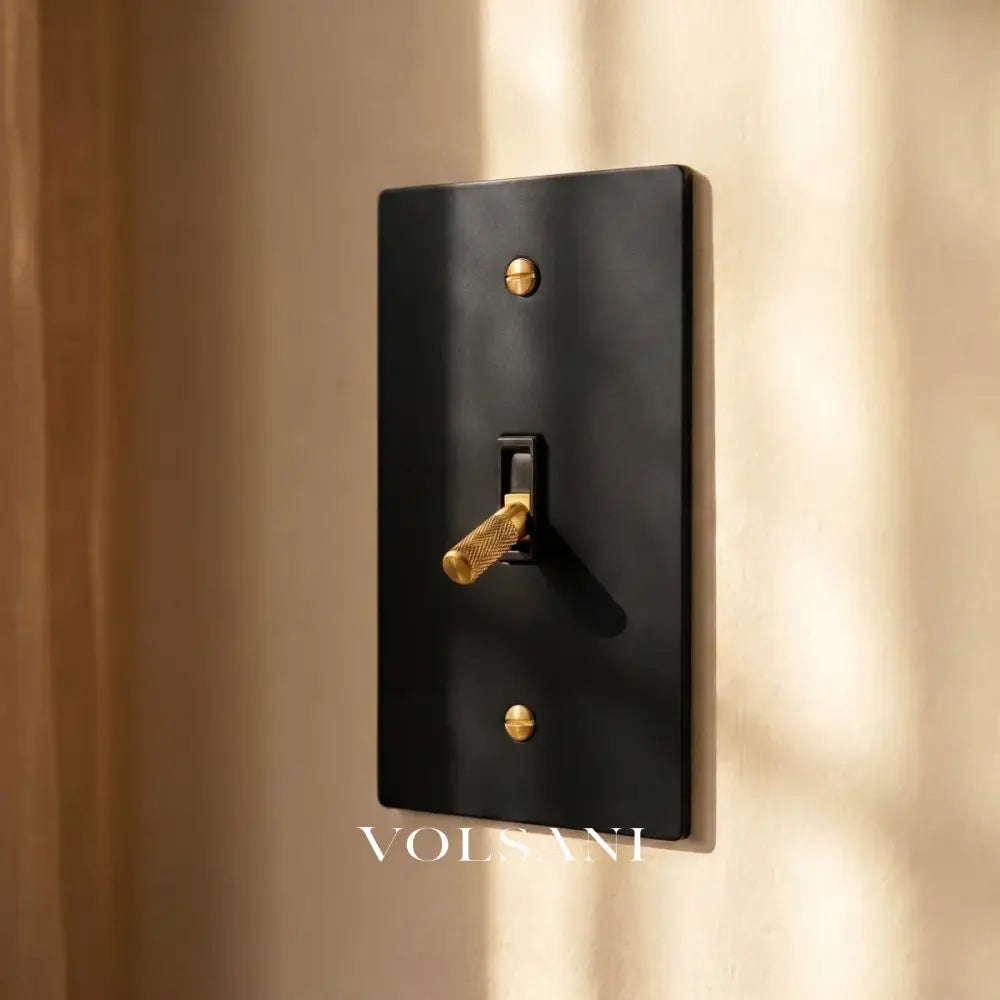 The Architectural Brass Toggle Switch (1 to 5 Gang) - Open Box