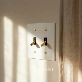 The Architectural Brass Toggle Switch (1 to 5 Gang) - Open Box