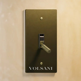 The Architectural Brass Toggle Switch (1 to 5 Gang) - Open Box - Bronze with Patina / 1 Gang