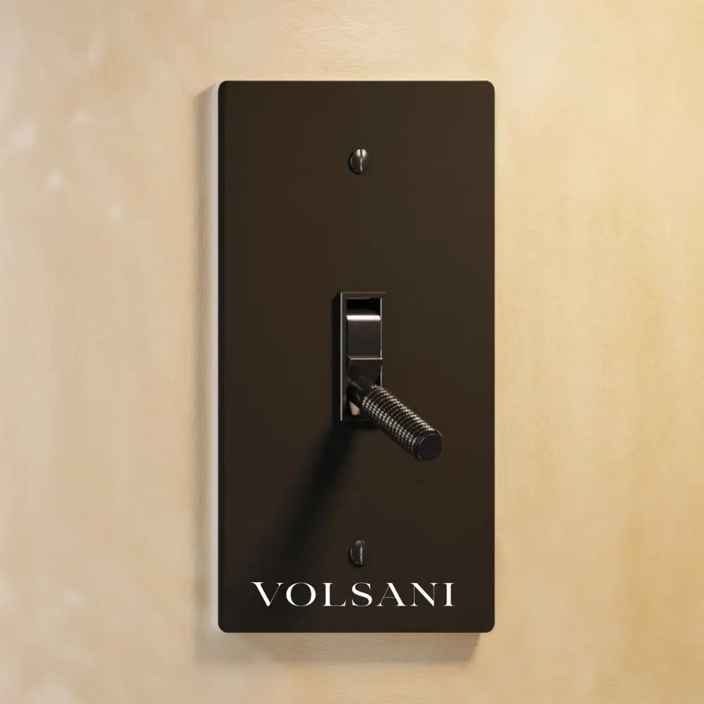 The Architectural Brass Toggle Switch (1 to 5 Gang) - Open Box - Night Black / 1 Gang
