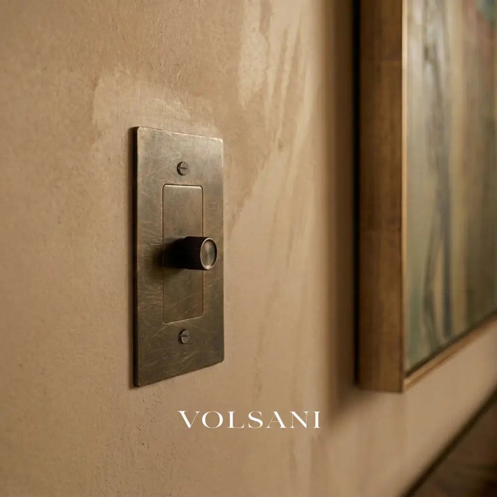 The Brass 3-Way Rotary Dimmer Switch (1 to 5 Gang)