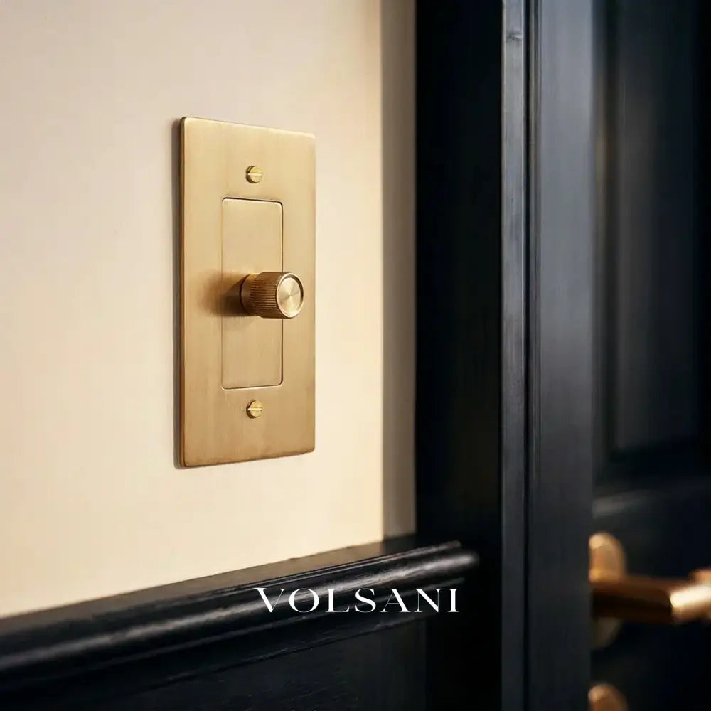 The Brass Dimmer Switch (1 to 5 Gang)