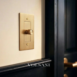 The Brass Dimmer Switch (1 to 5 Gang)