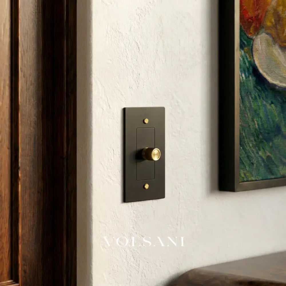 The Brass Dimmer Switch (1 to 5 Gang)