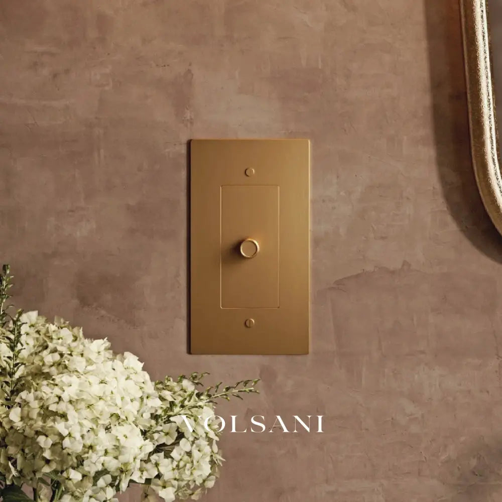 The Brass Dimmer Switch (1 to 5 Gang)