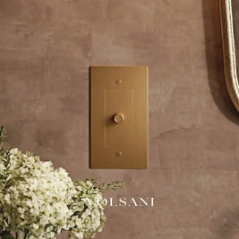 The Brass Dimmer Switch (1 to 5 Gang)
