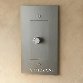 The Brass Dimmer Switch (1 to 5 Gang) - Stainless Steel / 1 Gang