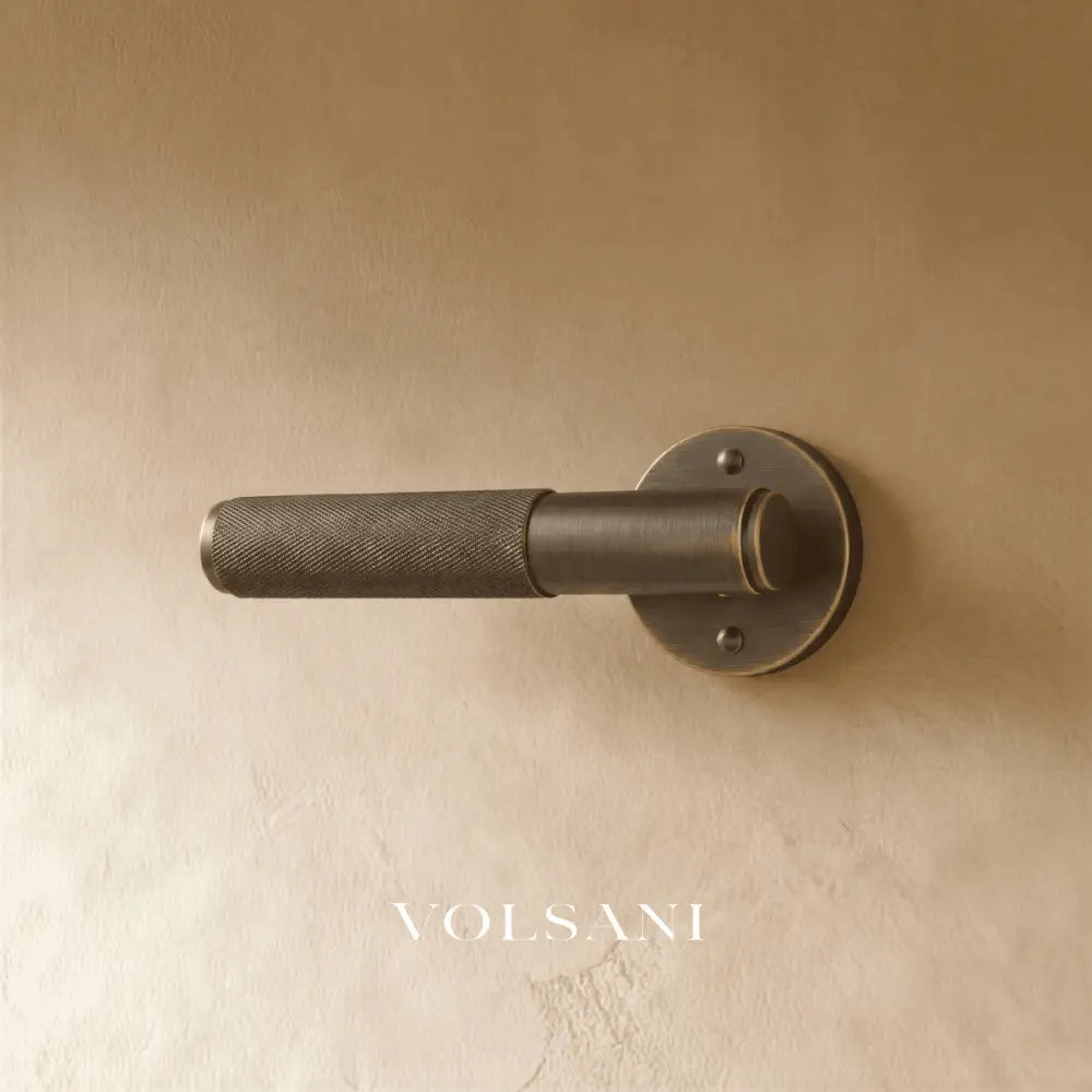 The Brass Door Handle - Bronze / Round / Privacy