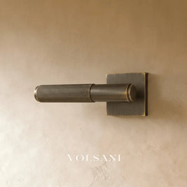 The Brass Door Handle - Bronze / Square / Passage