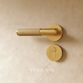The Brass Door Handle - Open Box - Round / Mortice Lock & Keys / Brass