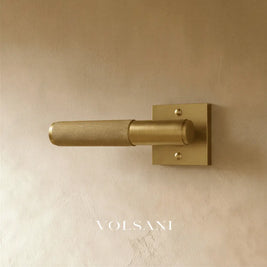 The Brass Door Handle - Open Box - Square / Privacy / Brass