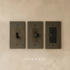 The Brass Electrical Sample Kit - Bronze With Patina