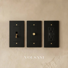The Brass Electrical Sample Kit - Night Black with Brass