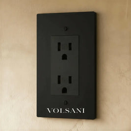 The Brass Outlet (1 to 4 Gang) - Night Black / 1 Gang / Standard