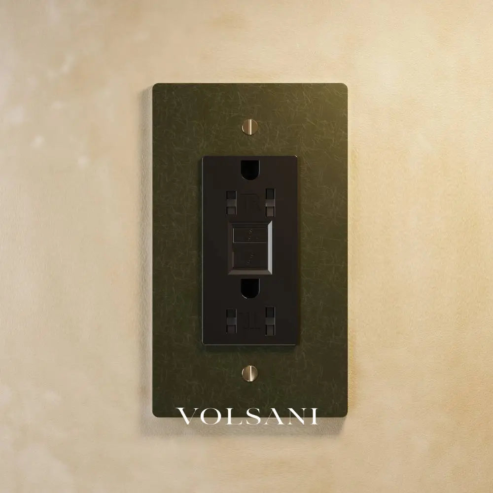 The Brass Outlet (1 to 4 Gang) - Open Box - Bronze With Patina / 1 Gang / GFCI