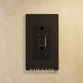 The Brass Outlet (1 to 4 Gang) - Open Box - Night Black / 1 Gang / GFCI