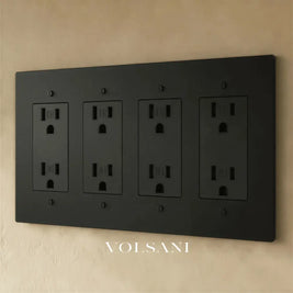 The Brass Outlet (1 to 4 Gang) - Open Box - Night Black / 4 Gang / Standard