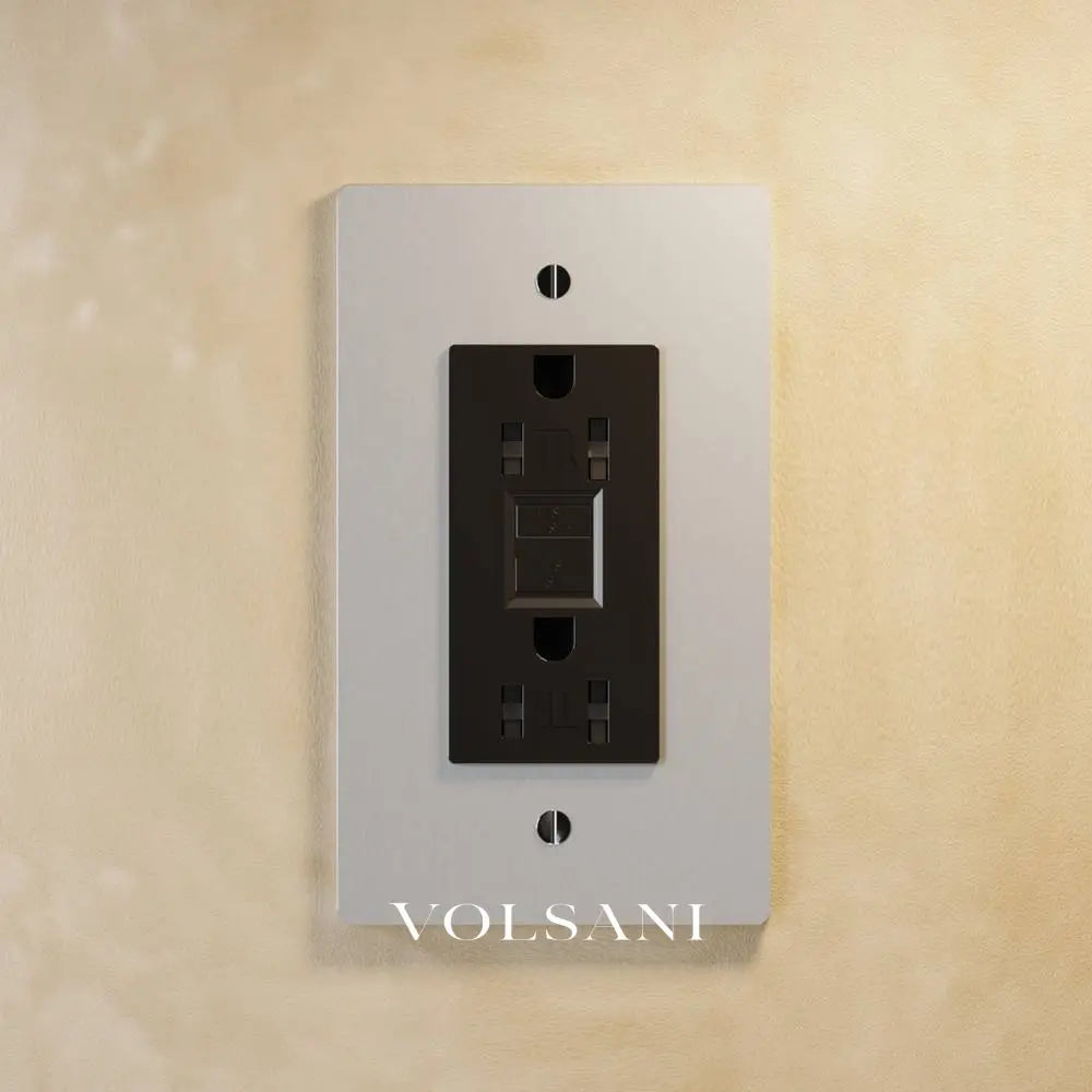 The Brass Outlet (1 to 4 Gang) - Open Box - Stripped Brass / 1 Gang / GFCI