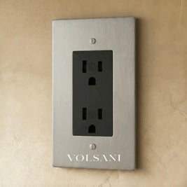 The Brass Outlet (1 to 4 Gang) - Open Box - Stripped Brass / 1 Gang / Standard