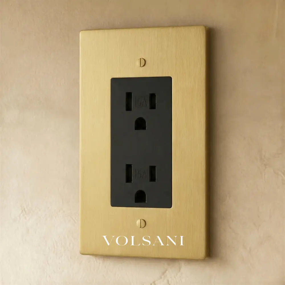 The Brass Outlet (1 to 4 Gang) - Brass / 1 Gang / Standard